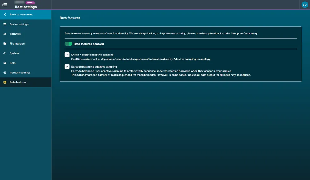 beta features beta features