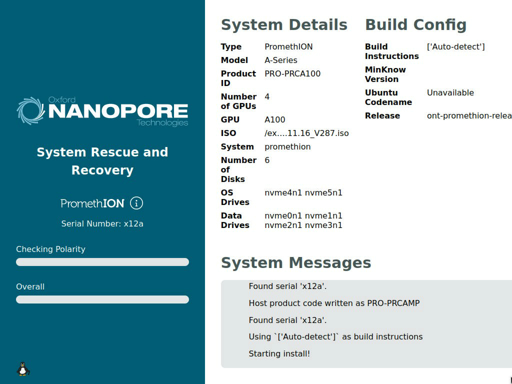 promethion iso rebuild promethion iso rebuild