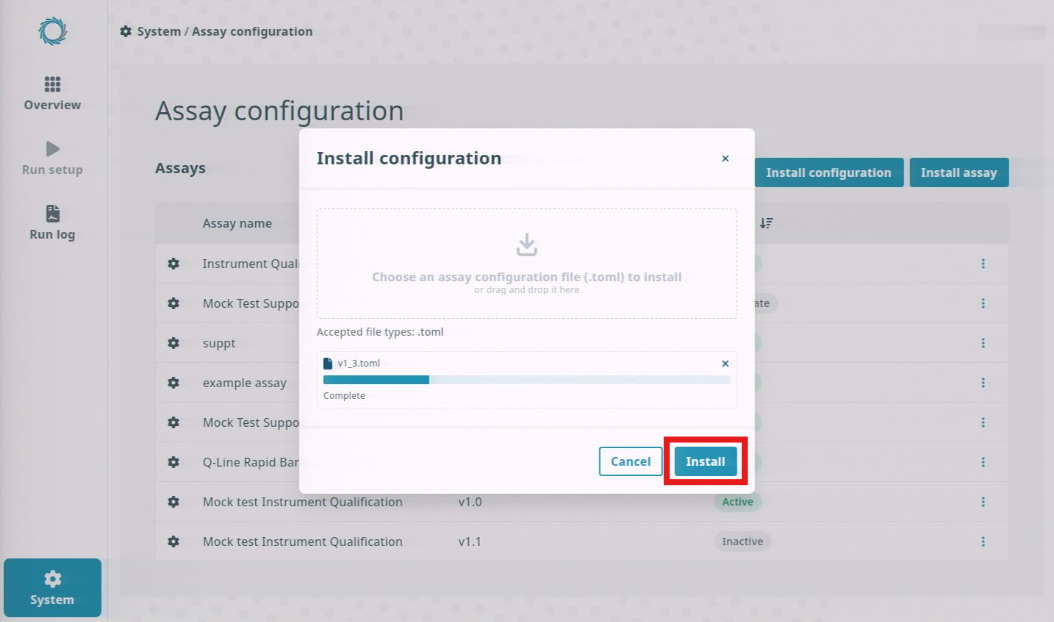 Assay-config-Click_install