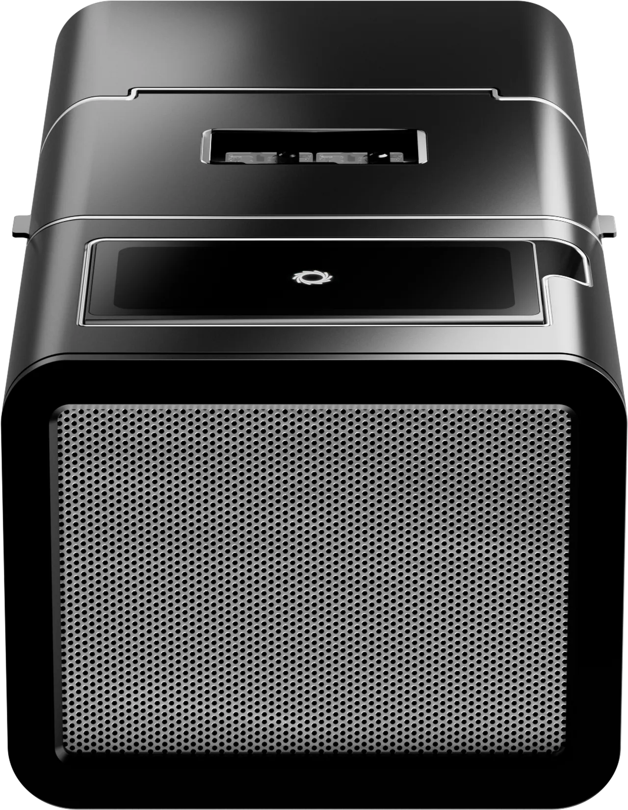 Front, elevated view of a PromethION 2 Integrated sequencing device