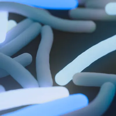 TB molecule 3D render