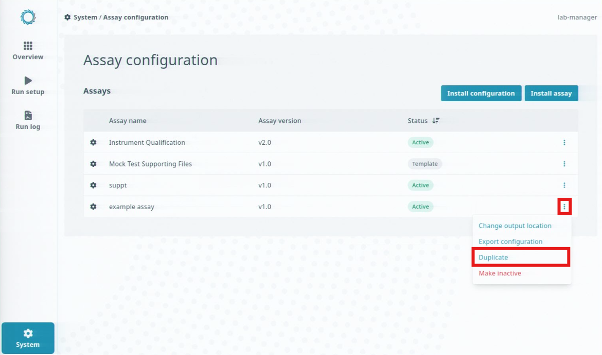 Assay-config_Click-Duplicate