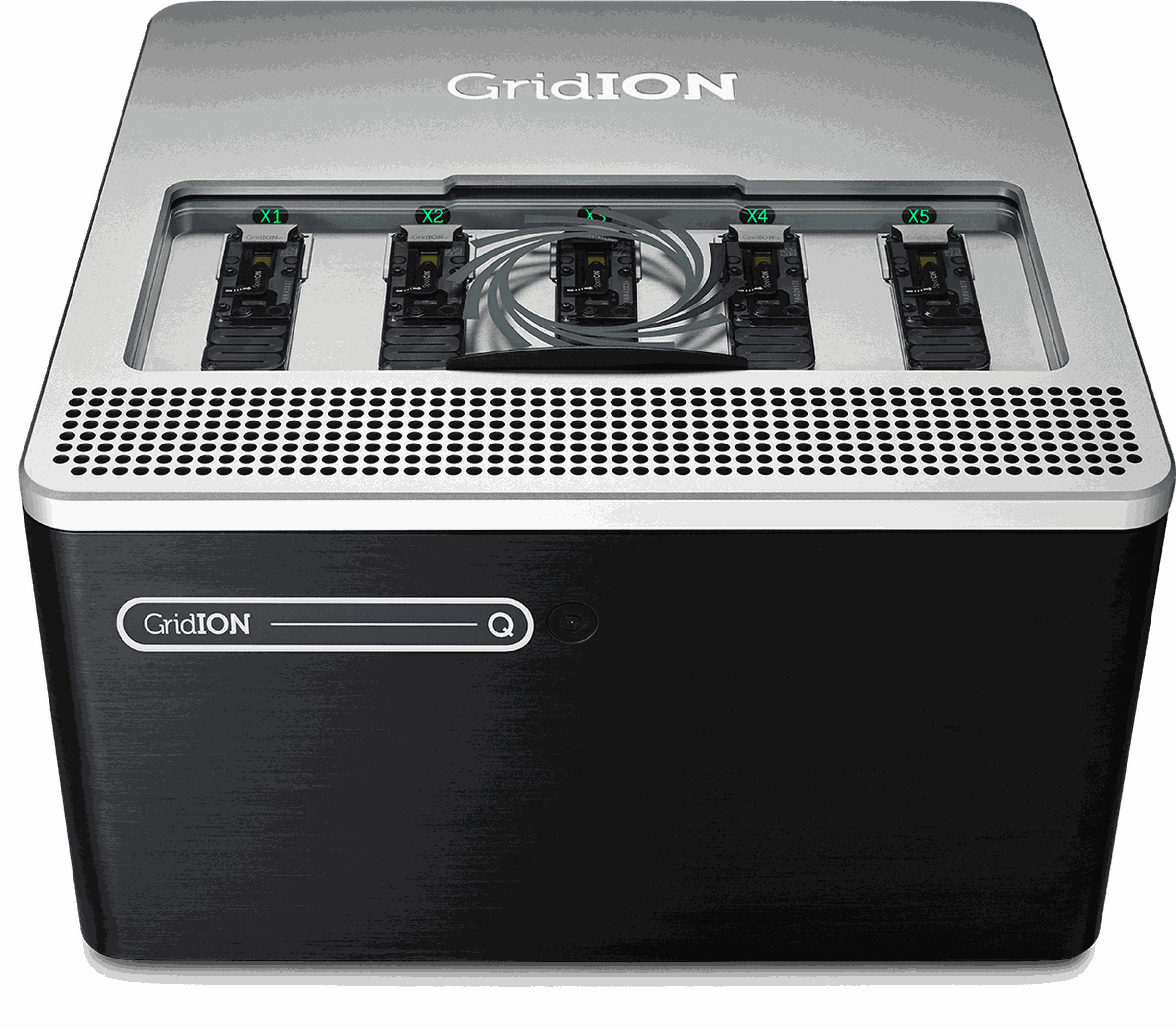 Front elevated view of a GridION Q