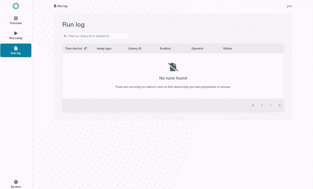 Run log