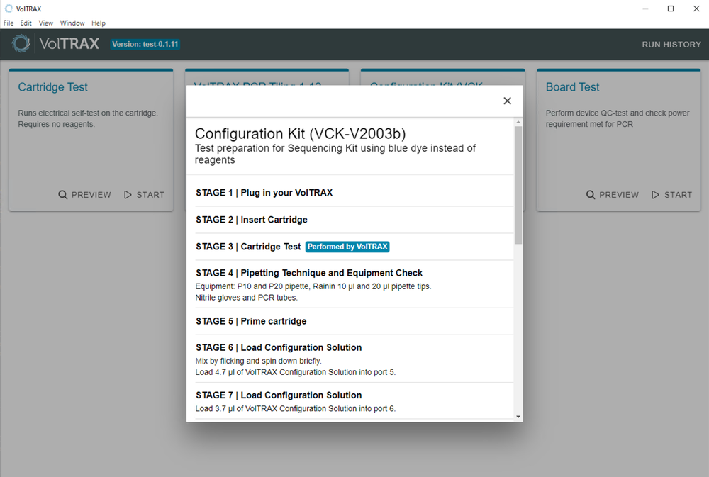 Protocol Preview Dialog