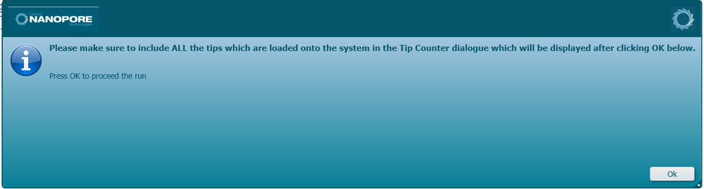 9. Pre-tip Load Warning
