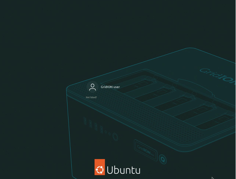 Initial box login