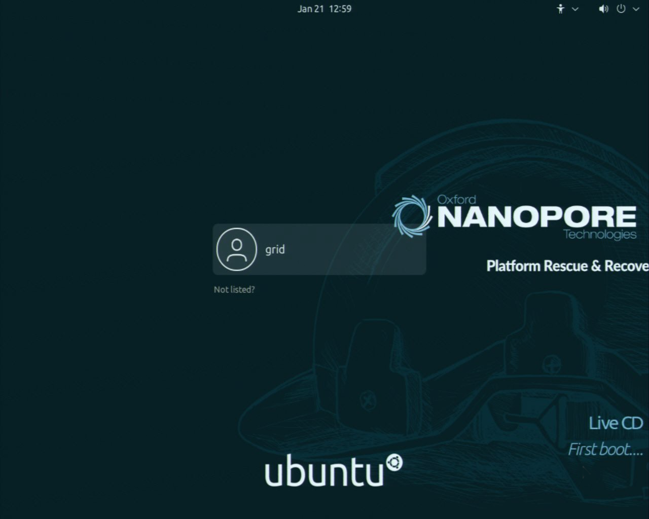 Install first boot