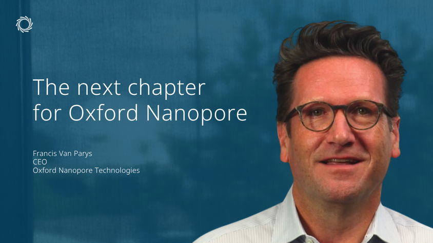 Francis Van Parys outlines our priorities for customers in Oxford Nanopore's next phase of growth