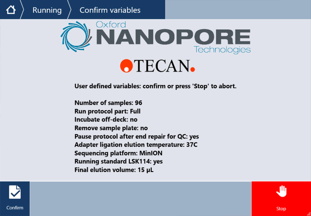 page 15- All options summary - Tecan DreamPrep NGS LSK114