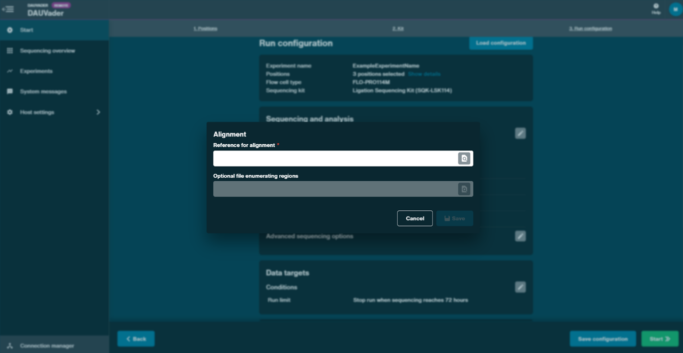 Enable alignment to reference genome