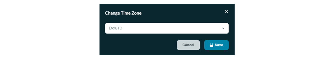 Time zone edit Time zone edit