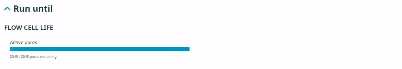 Technical run report - Run until