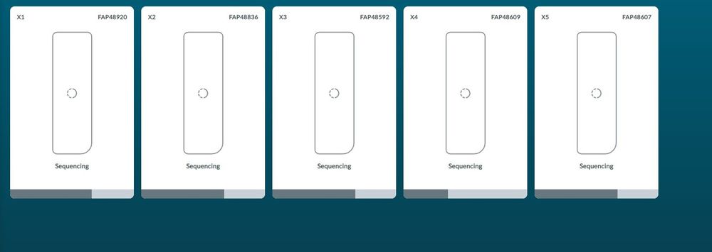 5x flow cells running condensed