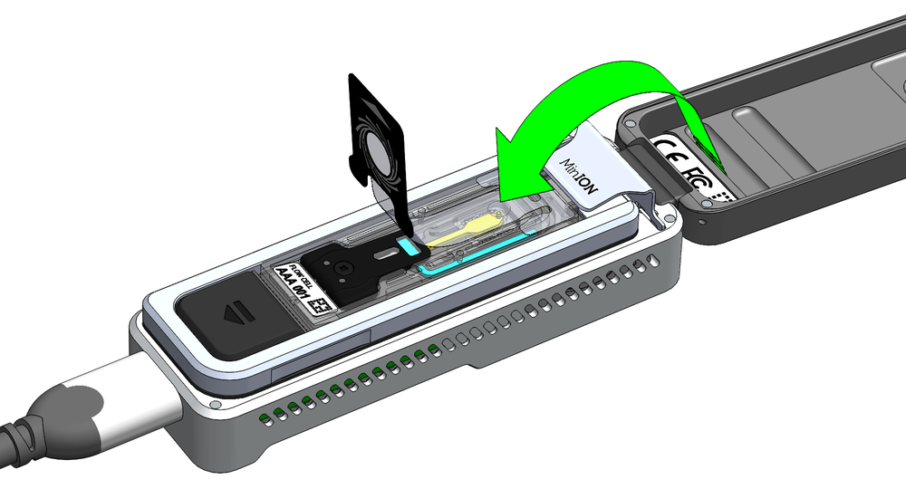 Re-sealing flow cell 1