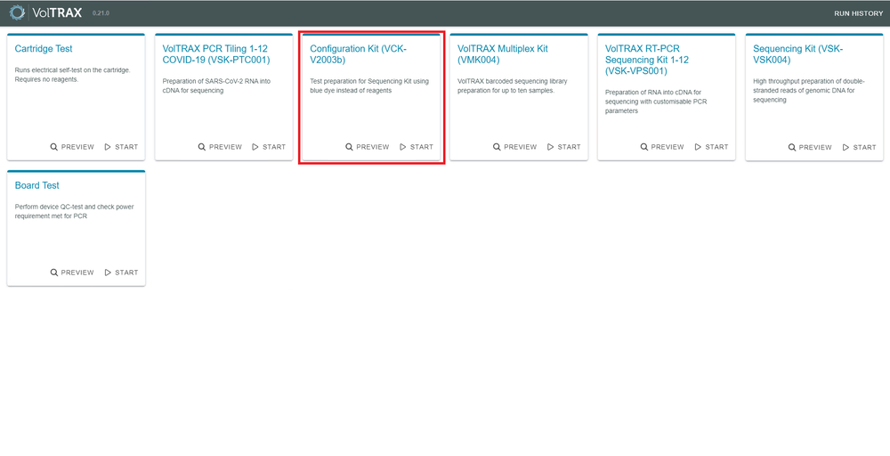 0.21.0 Home Screen Configuration test