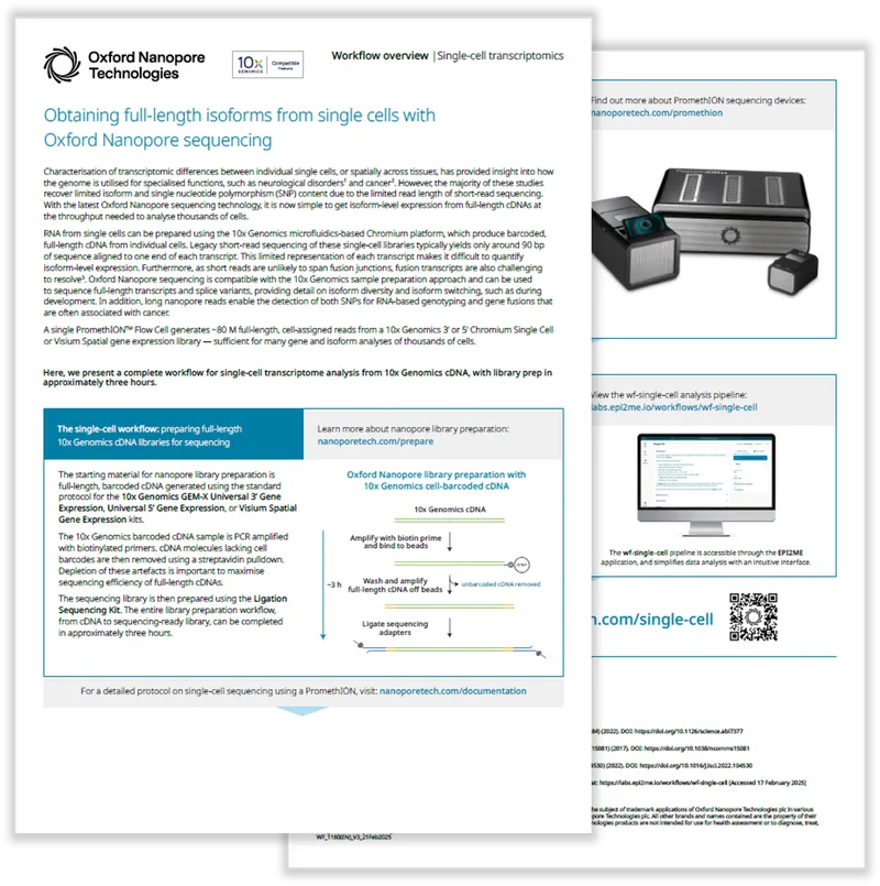 Image of the single-cell workflow overview