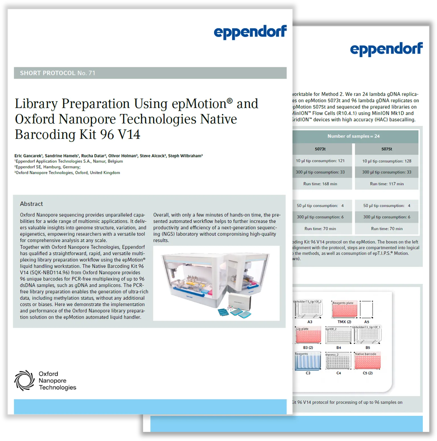 Application note: NBD on epMotion — 2 pages