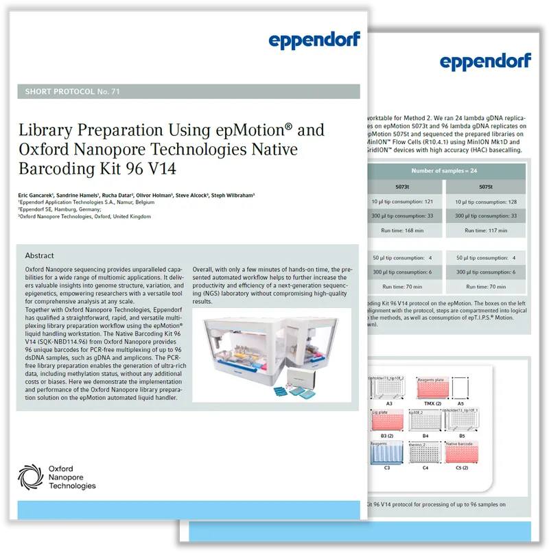 Application note: NBD on epMotion — 2 pages