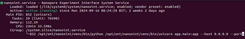 Interface system service