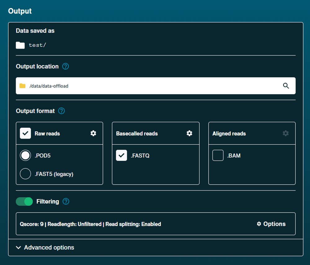 data offload example data offload example