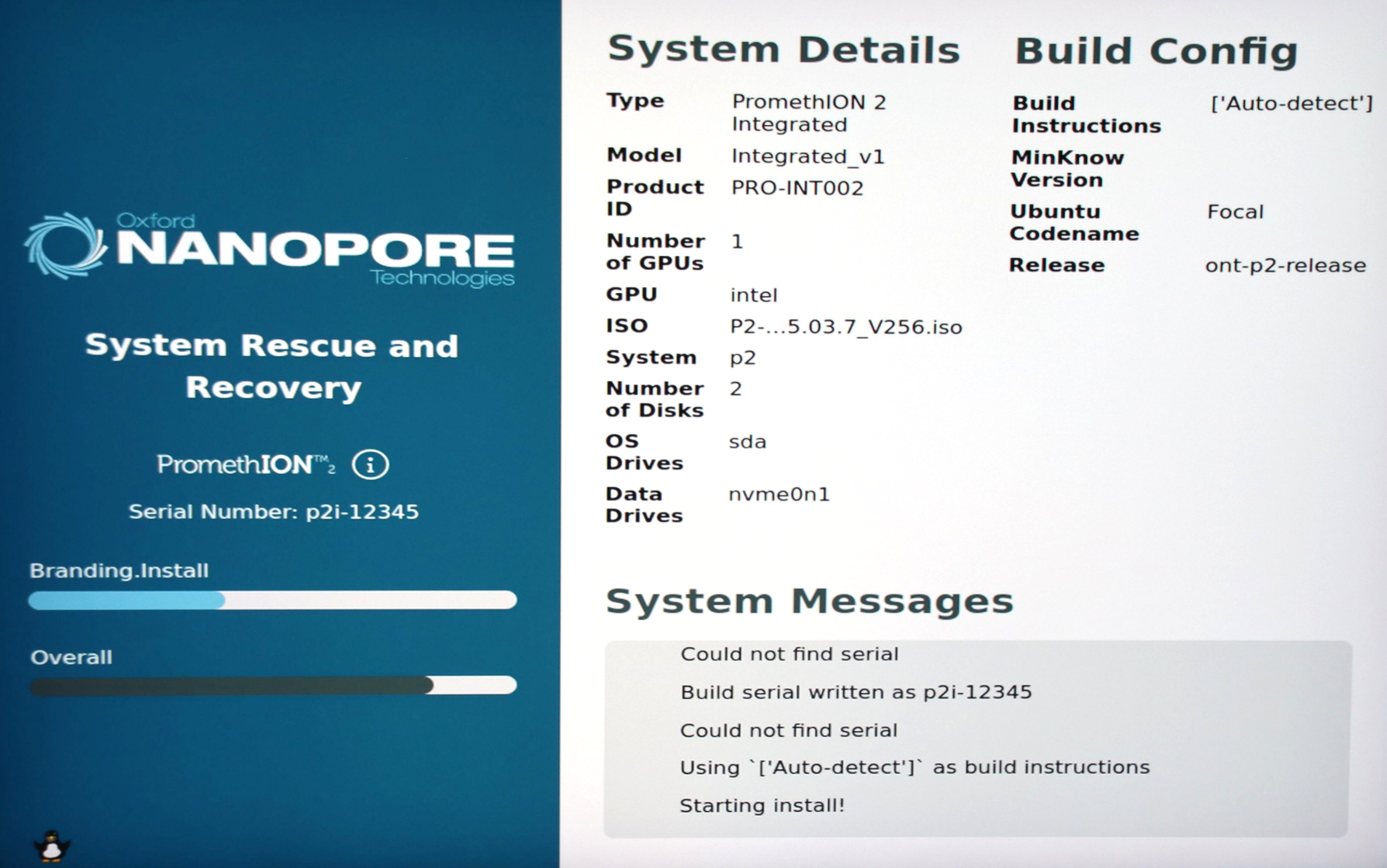 Install build progress Install build progress