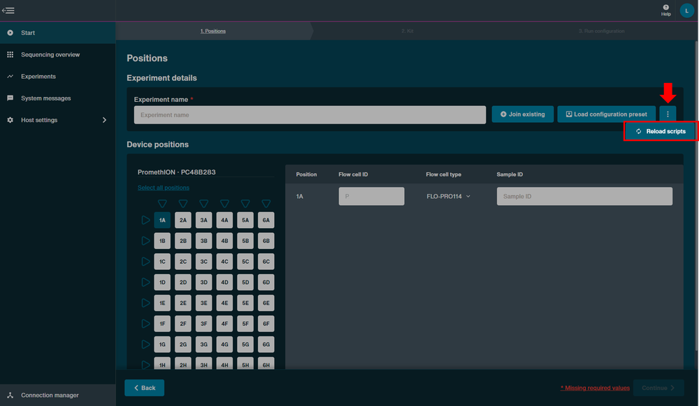 MinKNOW reload scripts T2T MinKNOW reload scripts T2T