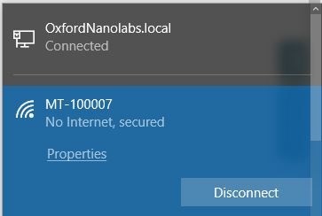Wifi connected, ethernet plugged in - 13 aUG 19