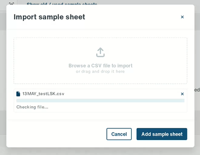 Add sample sheet2