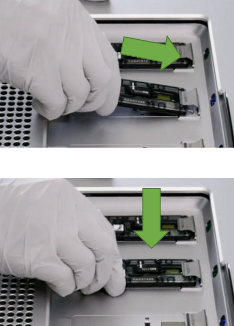 Gridion flow cell insertion 3