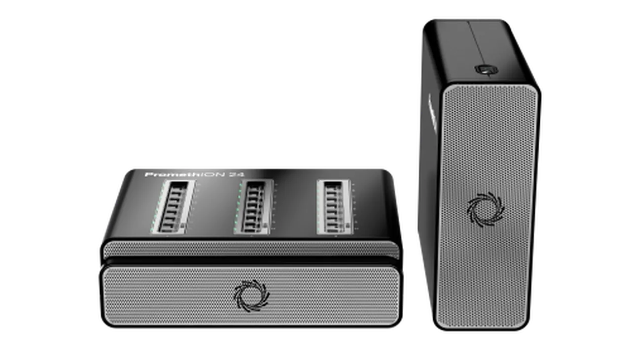 Photo of PromethION 24 sequencing device