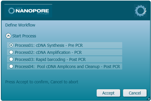1. First Process Selection