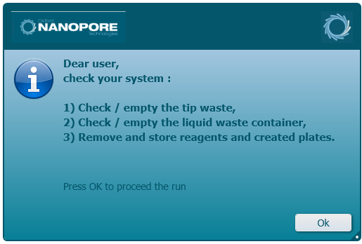 21. Post-Run System Check Screen
