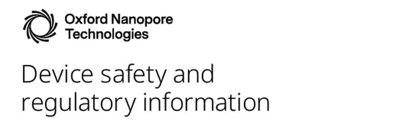 Device safety and regulatory information
