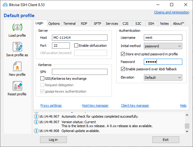 ssh windows bitvise 1