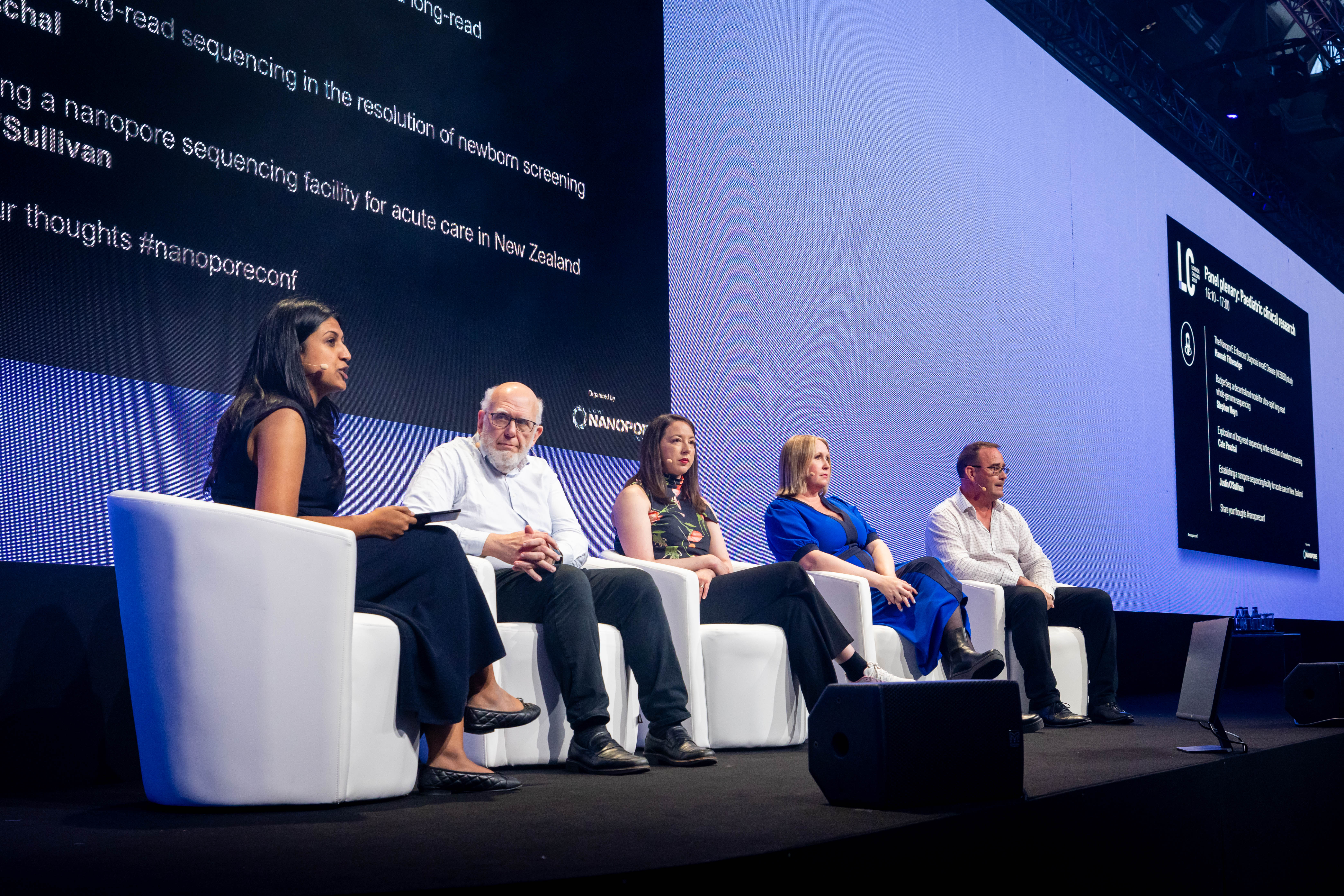 Photograph of the panel plenary speakers, London Calling 2024