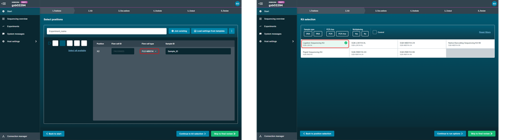 Setting up simplex data in minknow Setting up simplex data in minknow