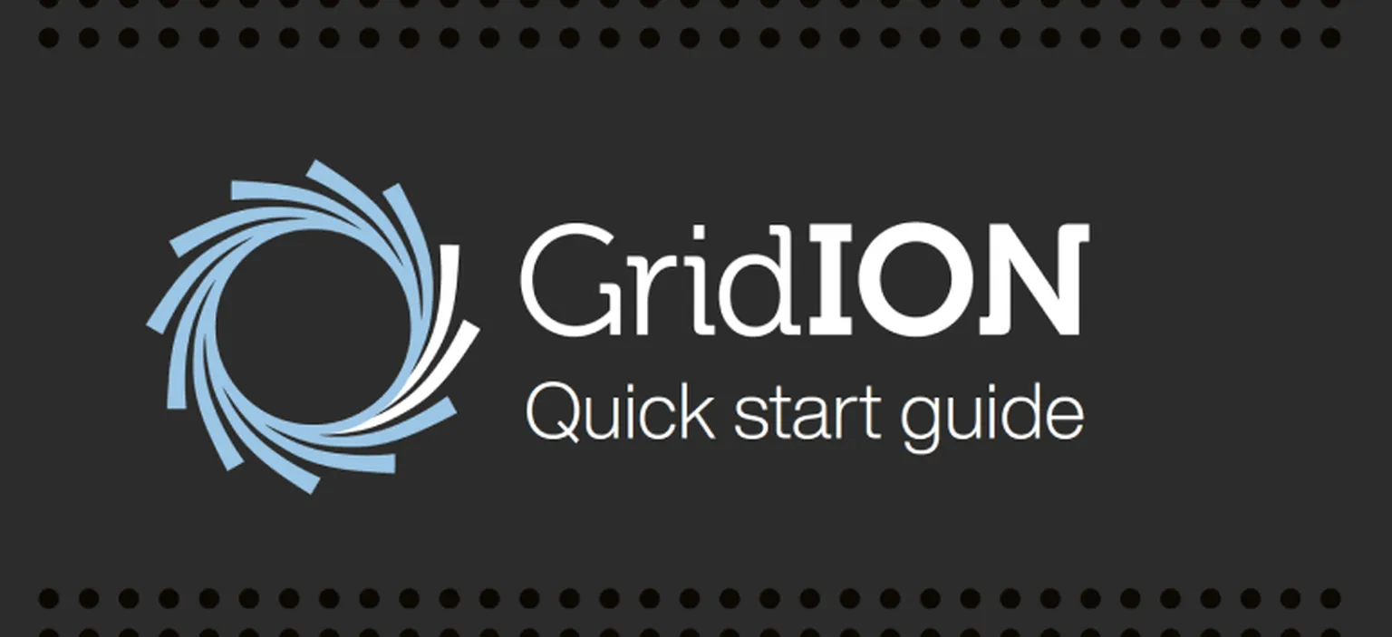 GridION Quick start guide
