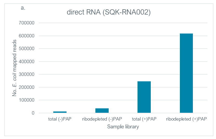 Figure 3a. Number of mapped reads per species.