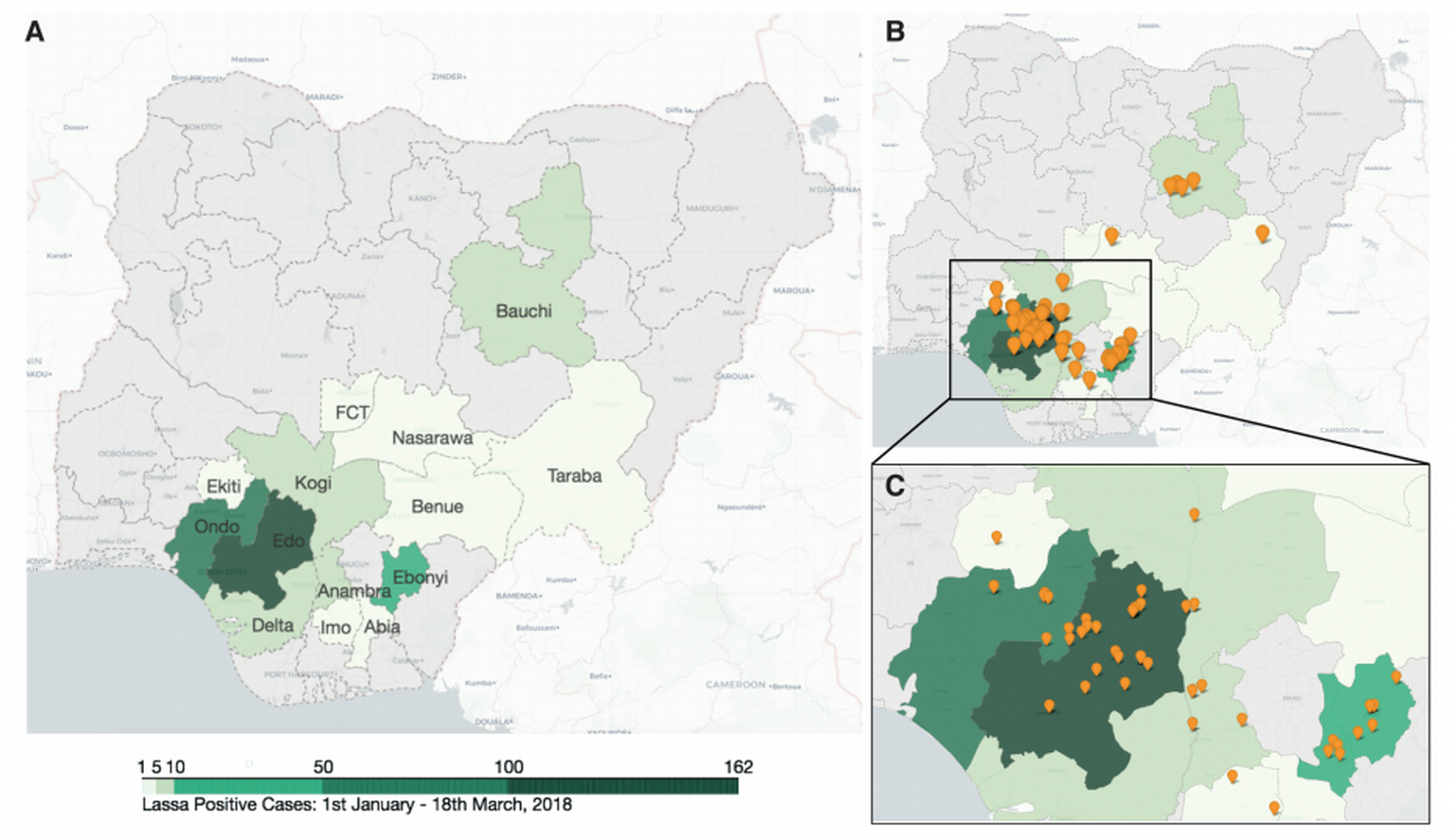 Metagenomic sequencing at the epicenter of the Nigeria 2018 Lassa fever outbreak