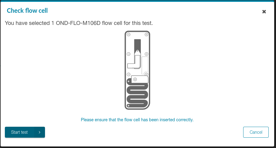 Start test