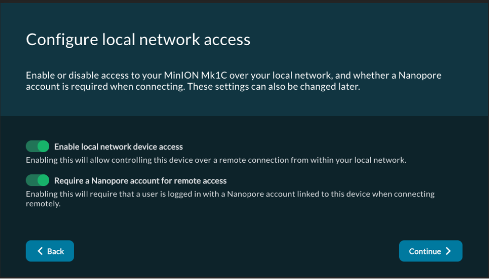 Onboarding remote access