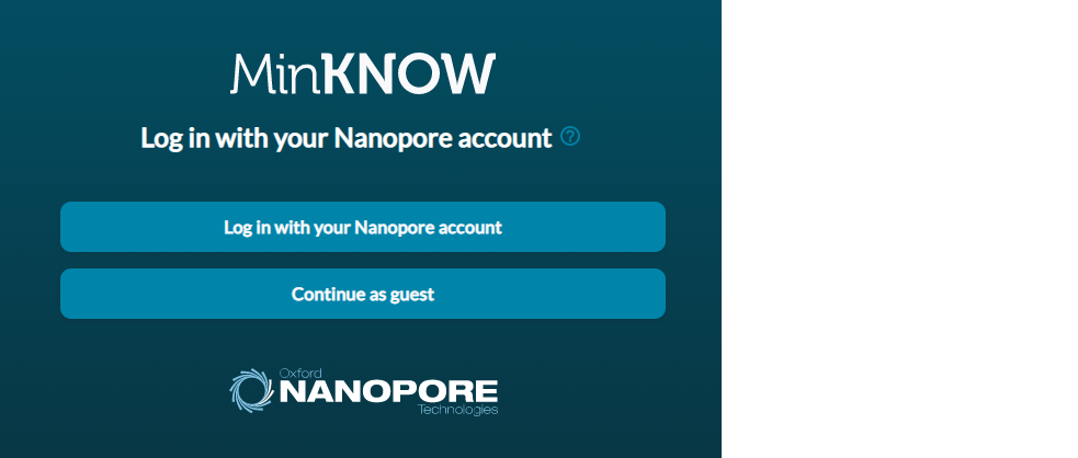 login page