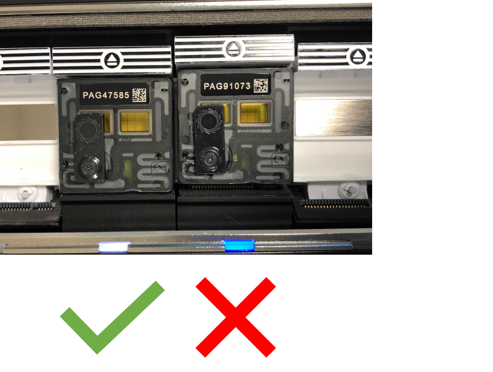 Flow cells side by side Flow cells side by side