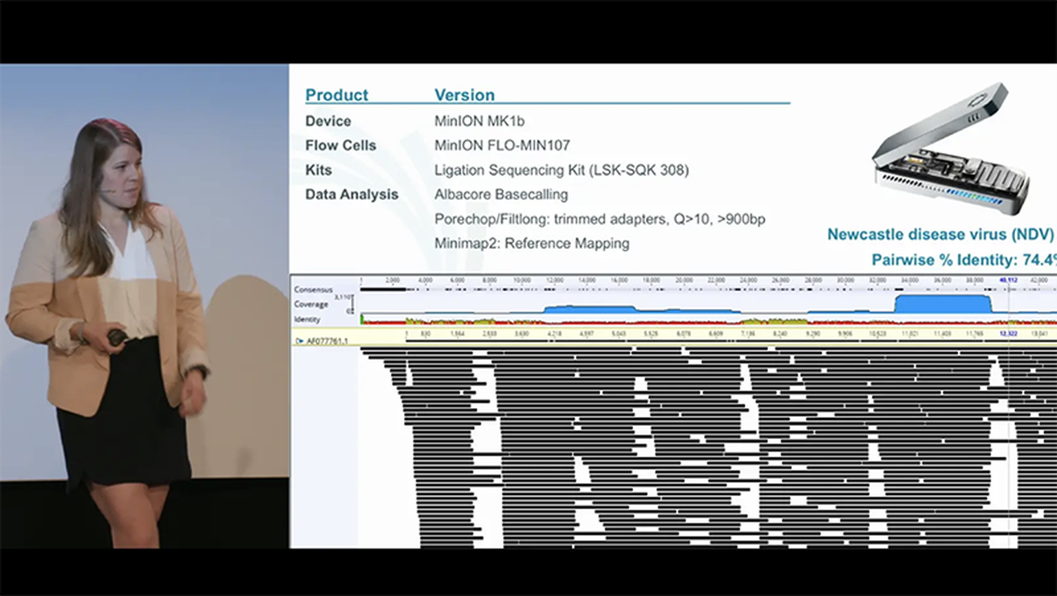 Amy Klink: Nanopore (MinION) sequencing to detect and sequence full genomes of emerging RNA viruses in avian and marine mammal species